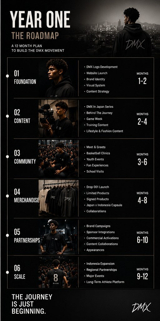 DMX Year One roadmap